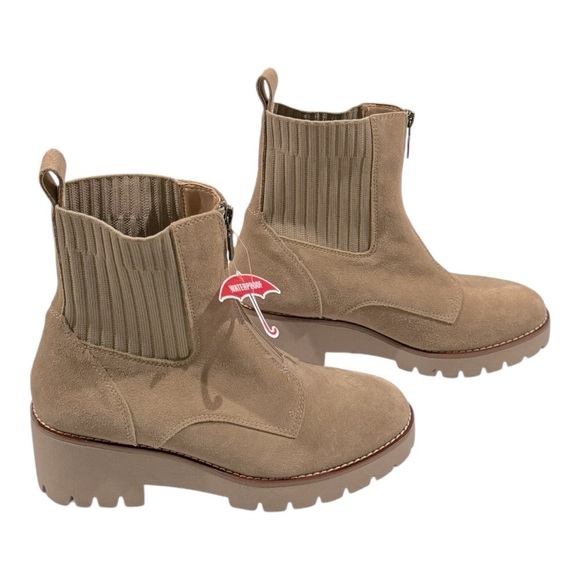 BLONDO Demaria Waterproof Sand Suede Size 8.5 NEW - Picture 4 of 7